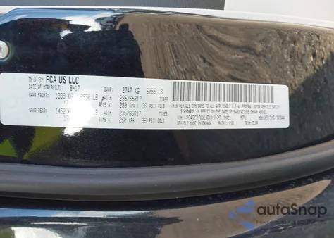 2018 Chrysler Pacifica Touring L z USA, uszkodzony, nr VIN 2C4RC1BGXJR119129